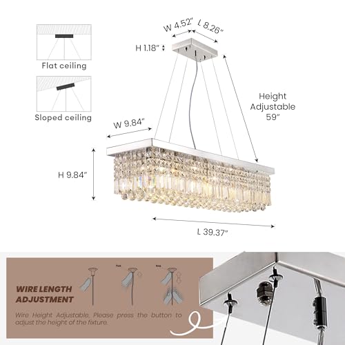 Crystal Chandelier for Dining Room