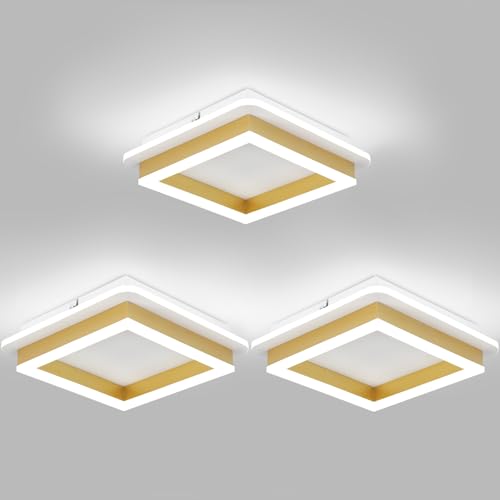 3 Packs 32W Square Flush Mount Ceiling Light