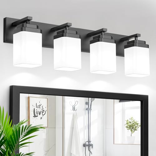 Matte Black Bathroom Light Fixtures
