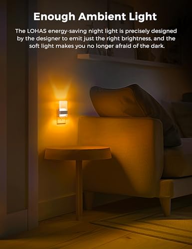 Night Light Amber Night Lights Plug Into Wall (2 Count)