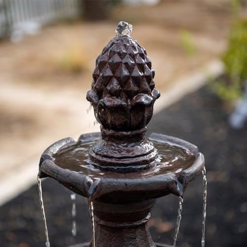 51" 3 Tier Outdoor Waterfall Fountain