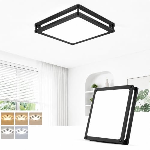 13in 36W Black Dimmable LED Ceiling Lights (Black / 1 Pack)