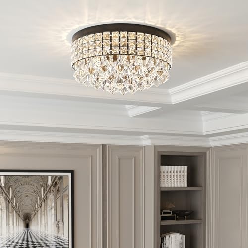 4 Lights Crystal Chandelier