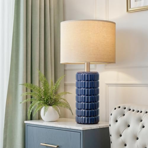 23" Modern Ceramic Table Lamps Set of 2 (2 Count)