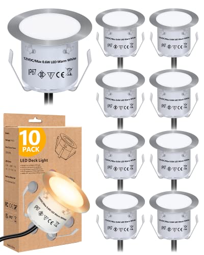 Recessed LED Deck Light Kits (10 Count)