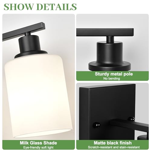 Set of 2 Wall Sconces for Bathroom