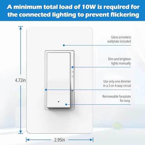 1 Pack TRIAC LED Dimmer Switch