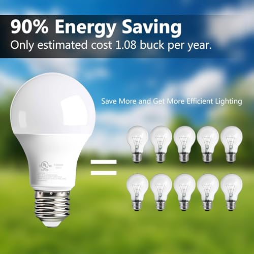 6 Pack LED Bulbs Daylight White 5000K (24 Count)