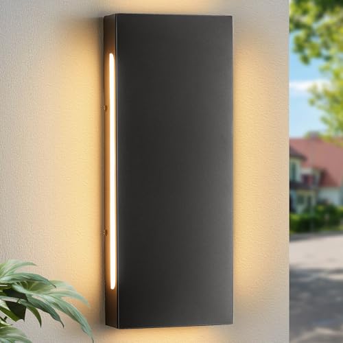 Modern Outdoor Wall Light (No Sensor / 16 Inches)