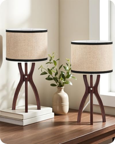 Mid Century Table Lamps Set of 2