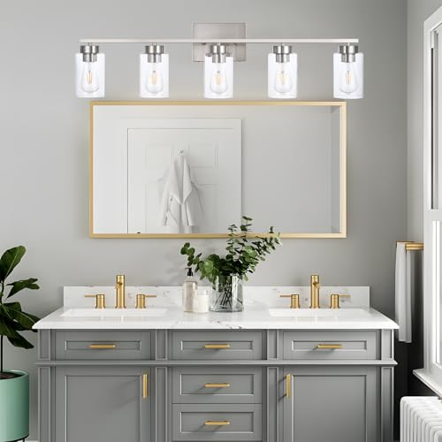 5 Light Bathroom Vanity Light Fixtures (5 Count)