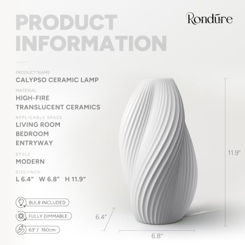 Modern Ceramic Decorative Table Lamp Living Room Bedroom Bedside