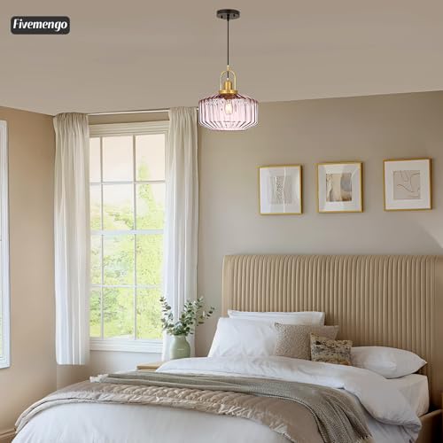 11.8in Mid Century Modern Pendant Light