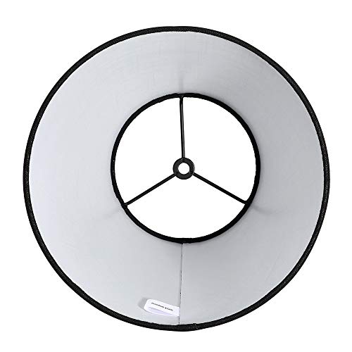 6''Top X 10'' Bottom X 7.5'' High Barrel Black Small Lamp Shade