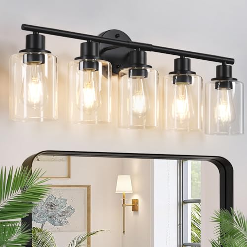 5 Light Bathroom Light Fixtures (5 Count)