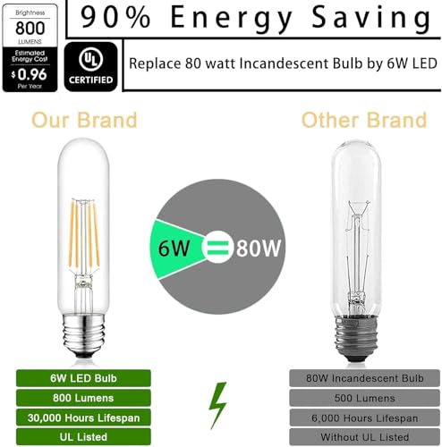 5 Inch Edison Bulb (4 Count)