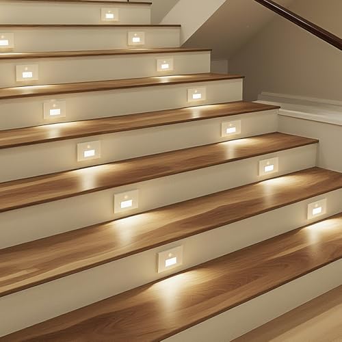 12 Pack 120V LED Step Lights Indoor Motion Sensor (12 Count)