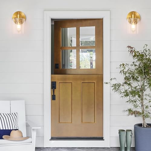 Brushed Gold Wall Sconce