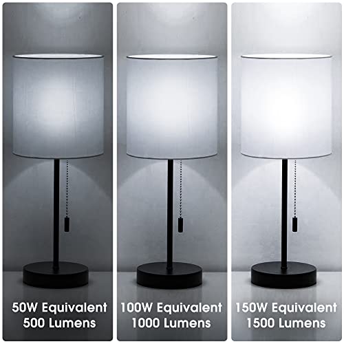 LED Light Bulbs 3 Way Light Bulbs 50 100 150W Equivalent 5000K (4 Count)