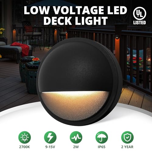 Low Voltage LED Deck Lights (4 Count)