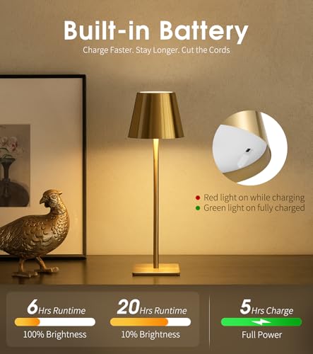 3 Pack Cordless Table Lamp (3 Count)