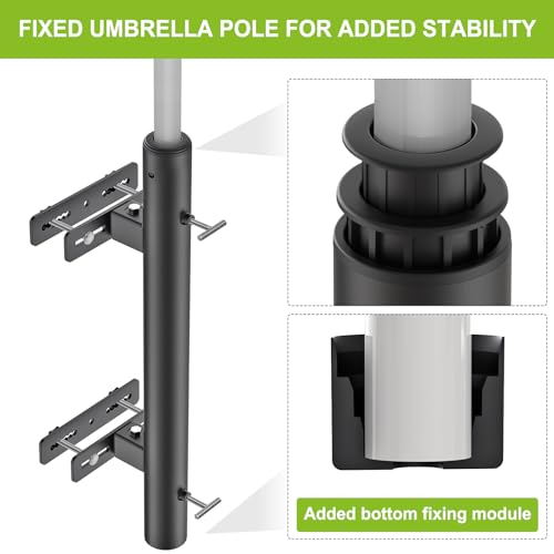 Deck Railing Umbrella Holder for 1