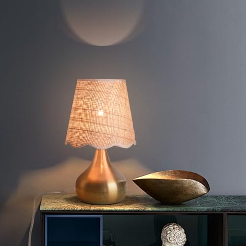 Gold Small Bedside Table Lamp for Bedroom