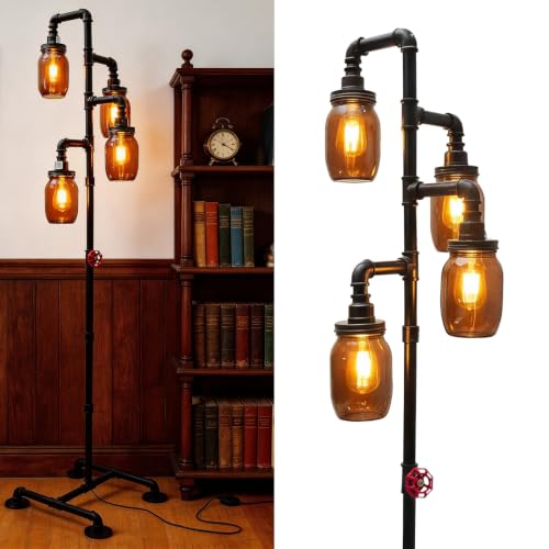 Steampunk Floor Lamp (4 Count)