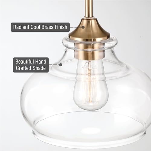 Harlow 9" Modern Schoolhouse Pendant Light for Ktichen Island
