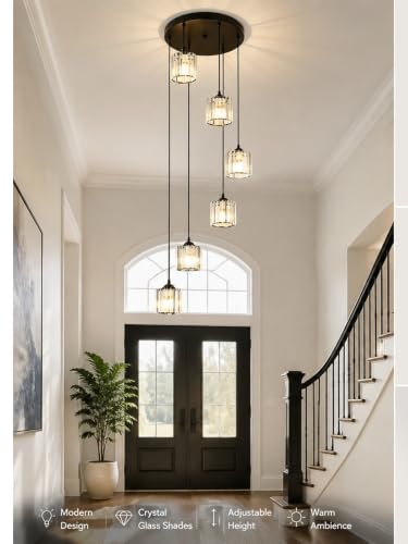 Long Chandeliers for High Ceilings (6 Count)