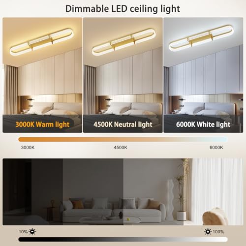 43 inch Modern LED Ceiling Light Fixture