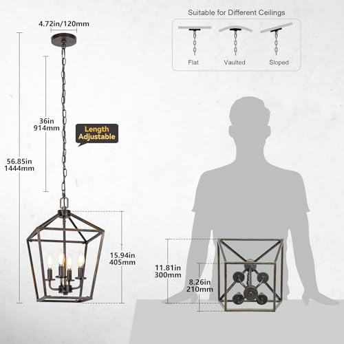 4 Light Chandelier