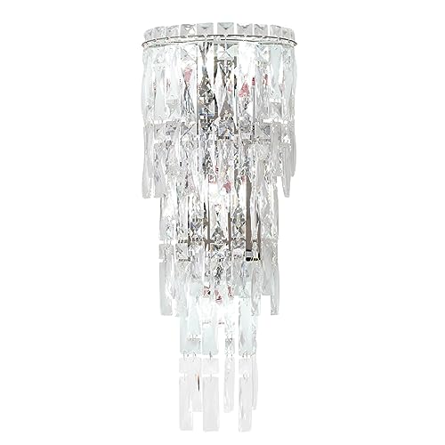 Wall Sconces Modern Crystal Wall light Fixtures Indoor Luxury Chrome Wall Lamp