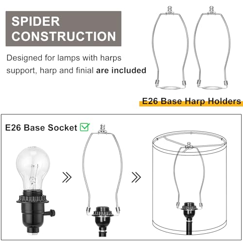 Tall Drum Lamp Shades Set of 2 (2 Count)