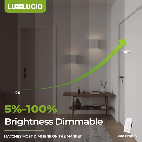 Bright Silver Up and Down Wall Sconce