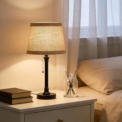 19.5" Small Table Lamp for Bedroom