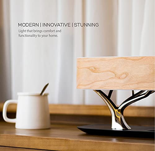 Bonsai Modern LED Bedside Smart Table Lamp with Built