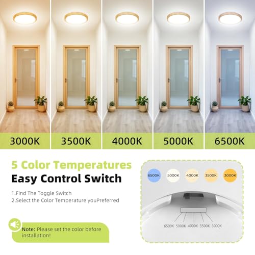 1PACK Flush Mount LED Ceiling Light Fixture