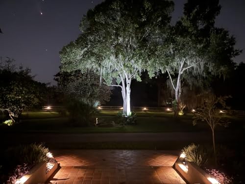 4400mAh Solar Flood Lights 2 Pack Outdoor Solar Security Light (2 Count)
