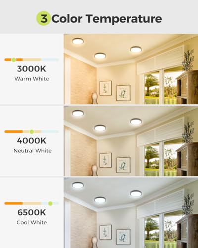 1PACK LED Flush Mount Ceiling Light