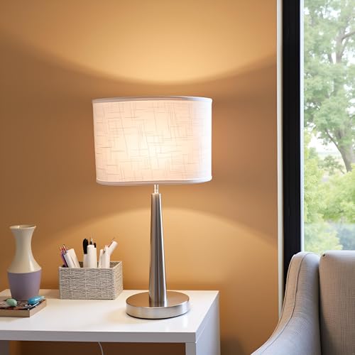 37051A Transitional Oval Hardback Shaped Spider Construction Lamp Shade in Off