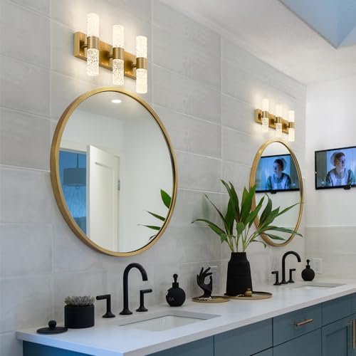 Gold Bathroom Light Fixture