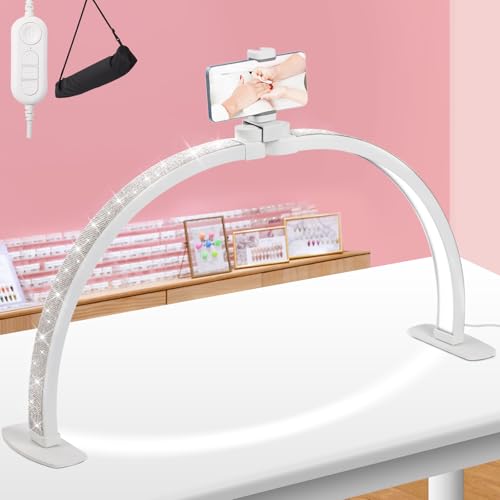 Upgraded Half Moon Light with Phone Holder