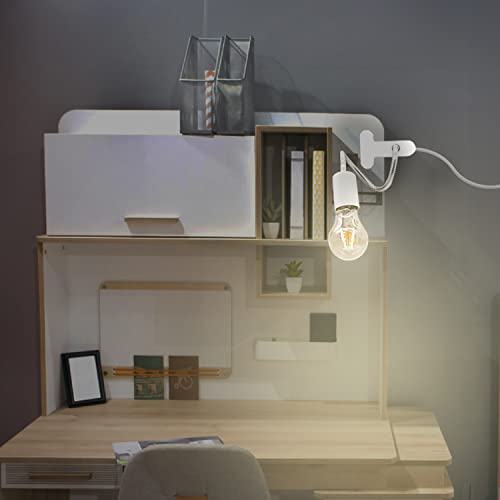 Clip Desk Lamp Socket (2 Count)