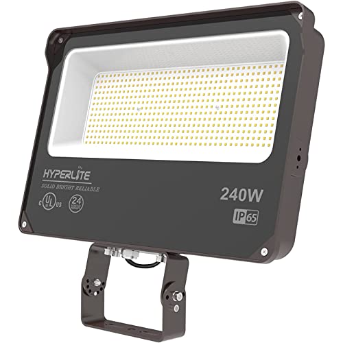 LED Flood Light 240W 28800LM 5000K Daylight IP65 Waterproof Outdoor Floodlights UL Certified for Court