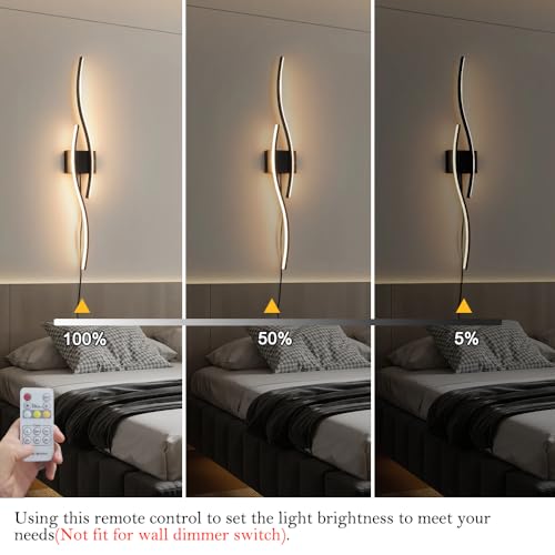Modern Plug in Wall Sconces Set of Two (2 Count)