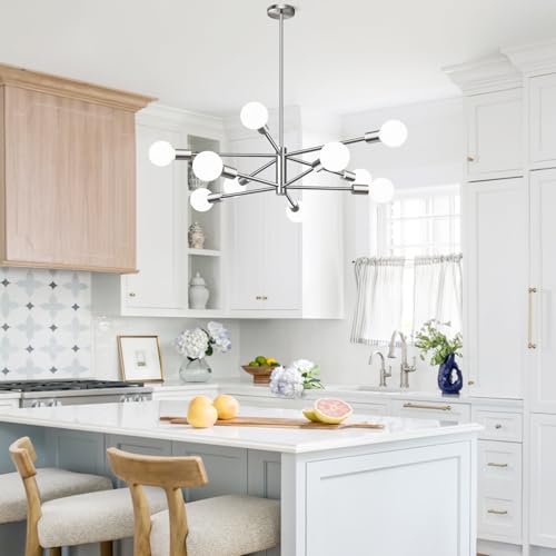 11" 52" Height Adjustable Sputnik Chandeliers Dining Room Light Fixture