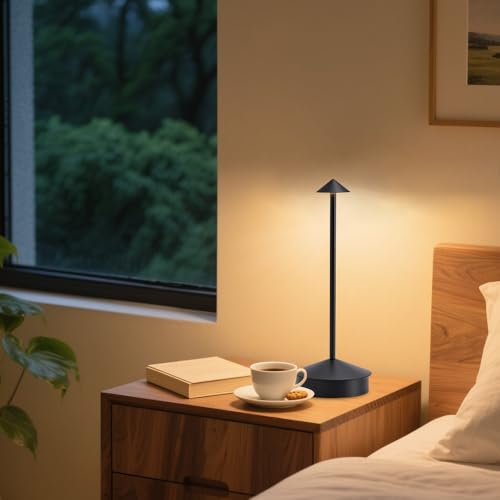 2 Pack Aluminum Cordless Table Lamp (2 Count)