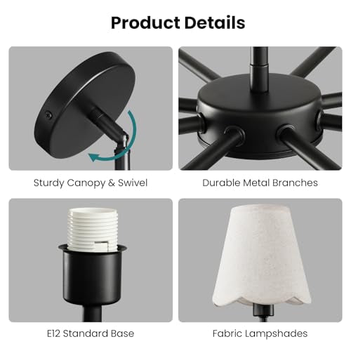 Black Chandelier for Dining Room
