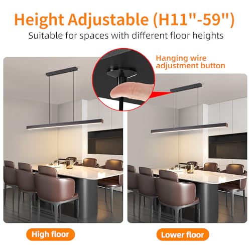 Modern LED Linear Pendant Light